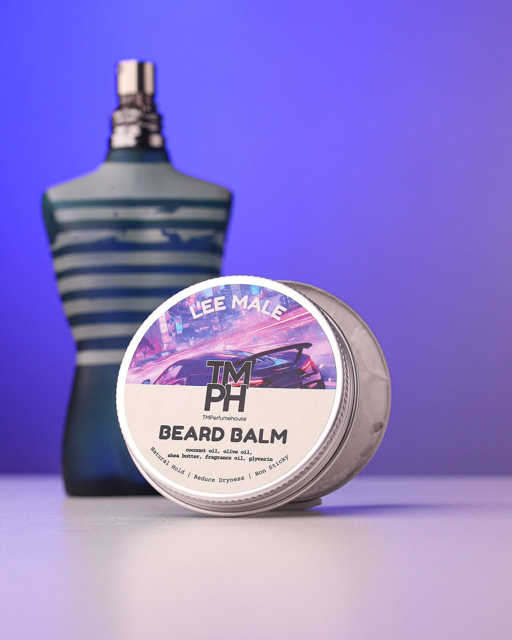 LE MALE | Premium Beard Balm – 10+ Hour Freshness & Styling  Inspired by Le Male by Jan Pul G*ultier
