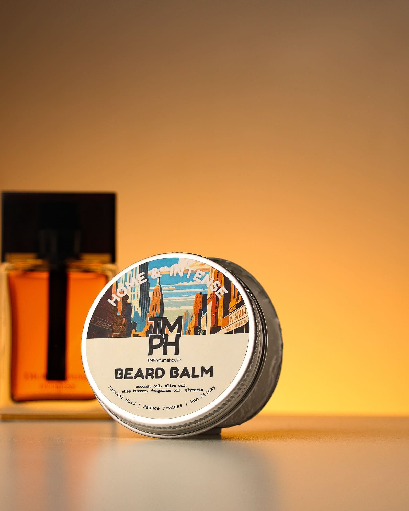 D HOME & INTENSE | Premium Beard Balm – 10+ Hour Freshness & Styling  Inspired by Dior Homme Intense by Dor**