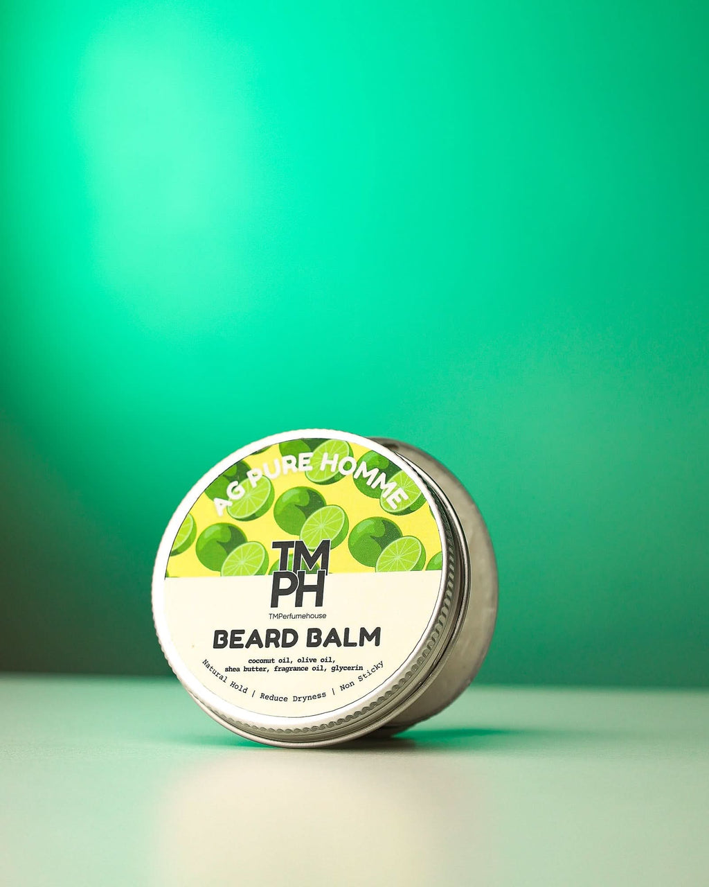 AG PURE HOMME | Premium Beard Balm – 10+ Hour Freshness & Styling