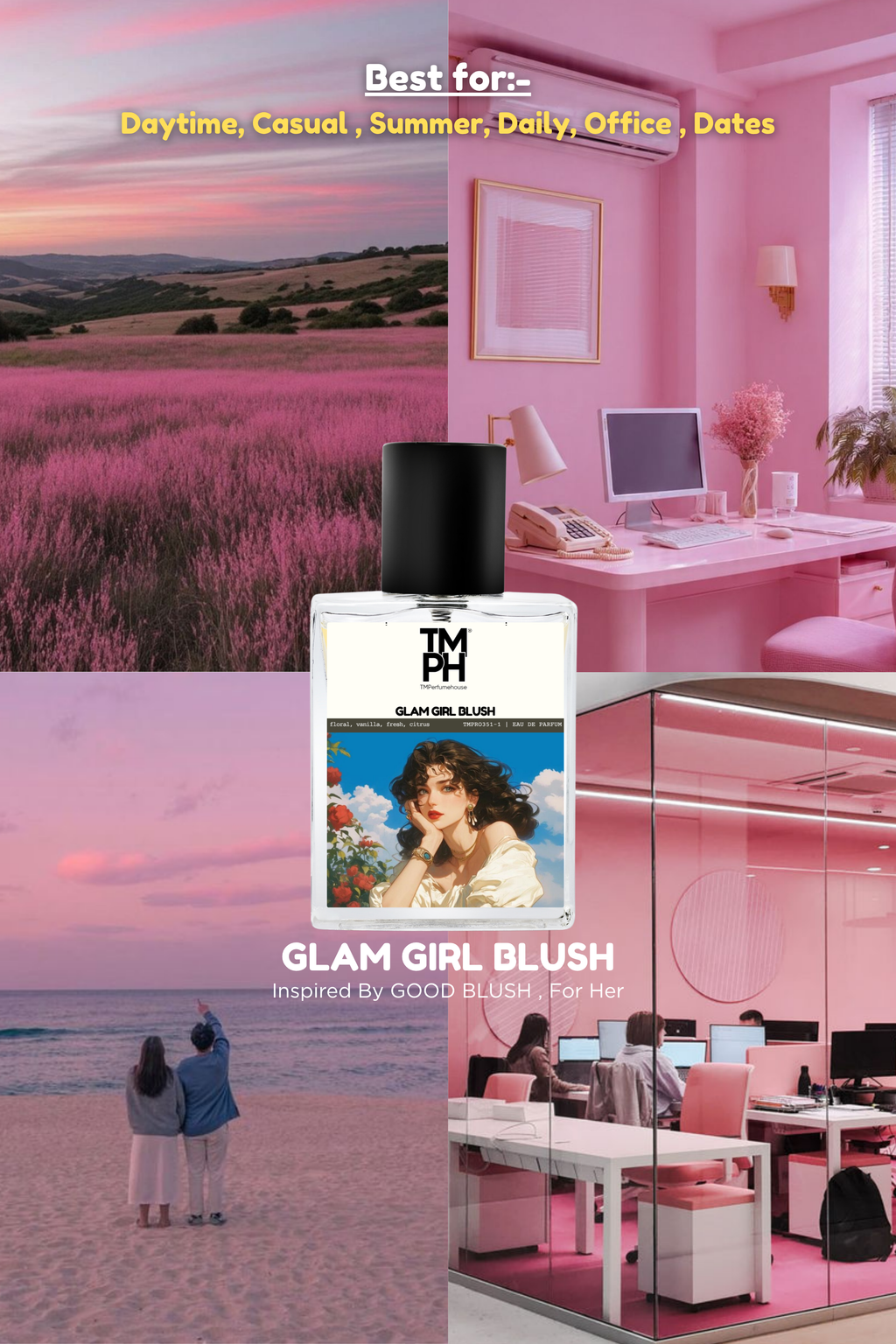 Glam Girl Blush - Inspired Perfume | TMPerfumehouse