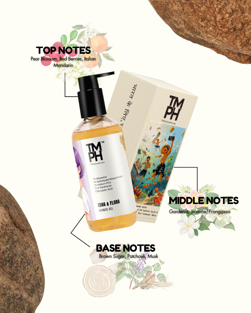 Esha & Flora Shower Gel – Fresh, Floral & Skin-Friendly