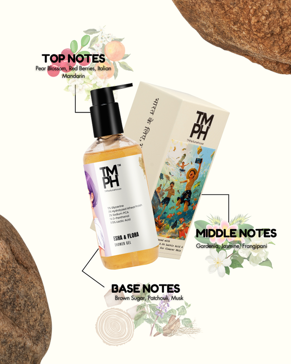 Esha & Flora Shower Gel – Fresh, Floral & Skin-Friendly
