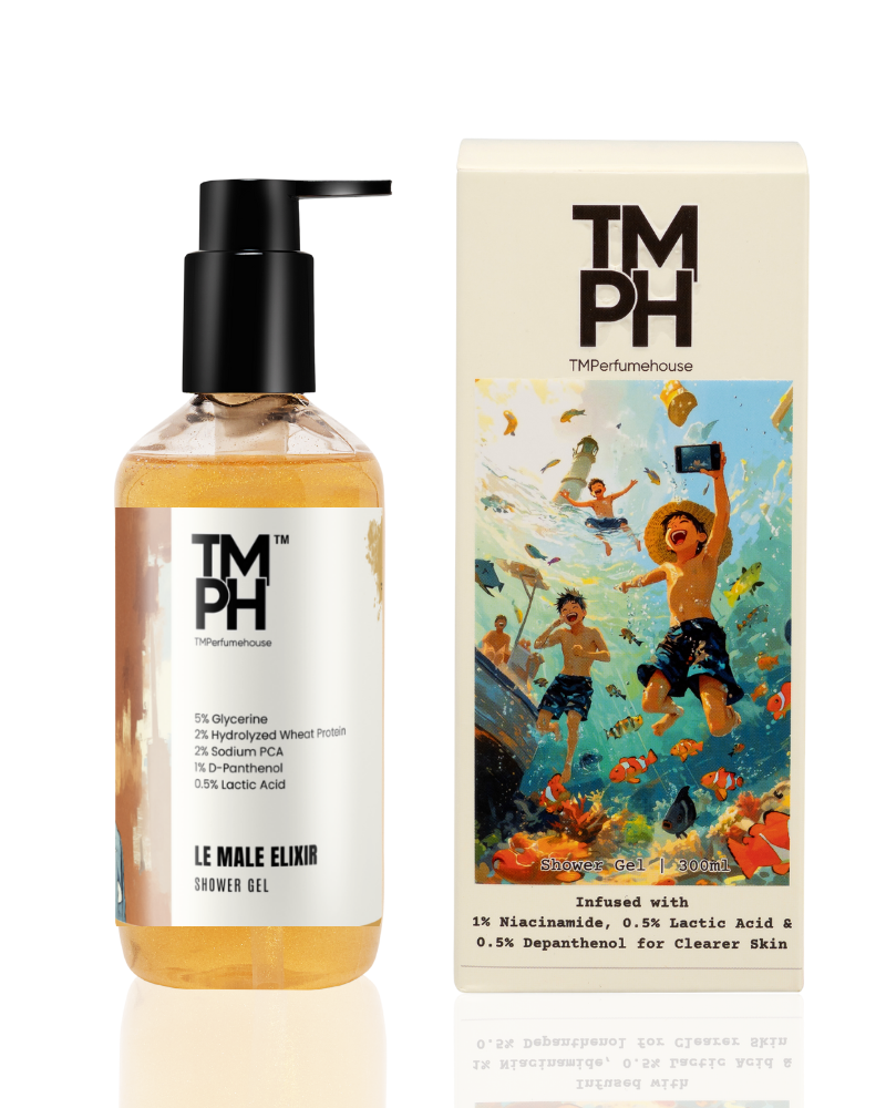 Le Male Elixir Shower Gel – Bold, Luxurious & Skin-Friendly | TMPerfumehouse