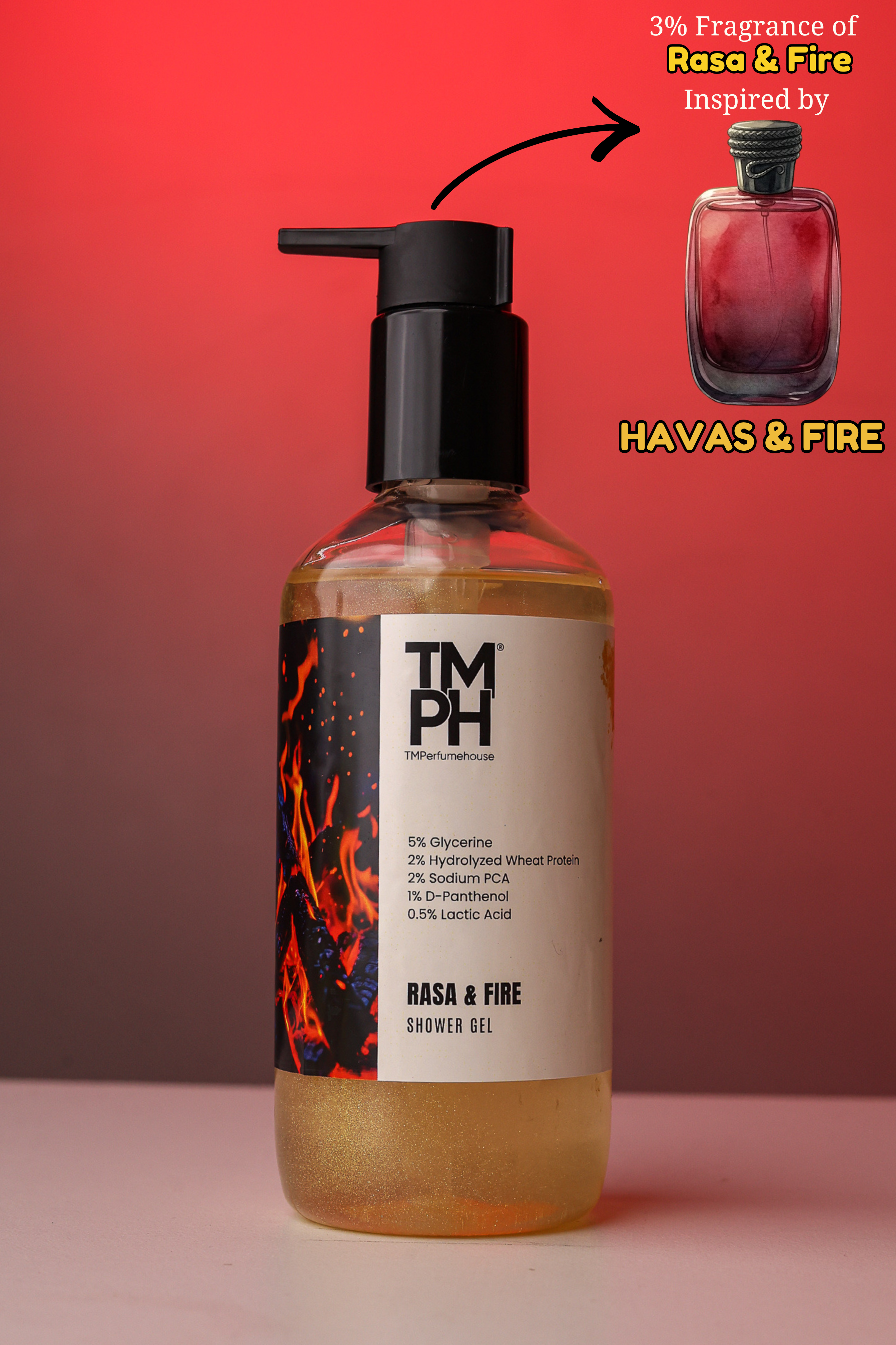 Rasa & Fire | Shower gel