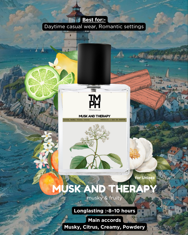 Musk and Therapy Inspired Perfume – A Scent of Serenity & Elegance