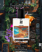 CAFE & ROSE | Premium Designer Perfume – 12+ Hours Ultra Long Lasting Spray