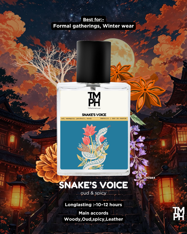 SNAKE’S VOICE | Premium Designer Perfume – 12+ Hour Long Lasting Spray - Inspired by The Voice Of The Snake by Gu*ci