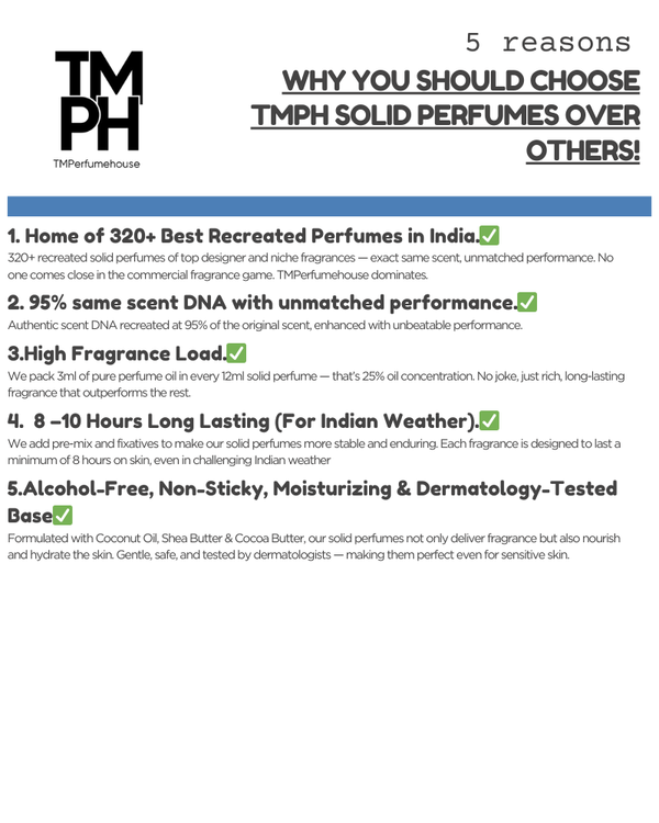 Chrome Is So Good Solid Perfume for Men | TMPerfumehouse