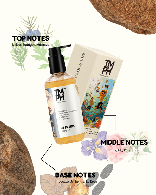 For Dreamer Inspired Shower Gel – Airy Elegance & Deep Skin Care