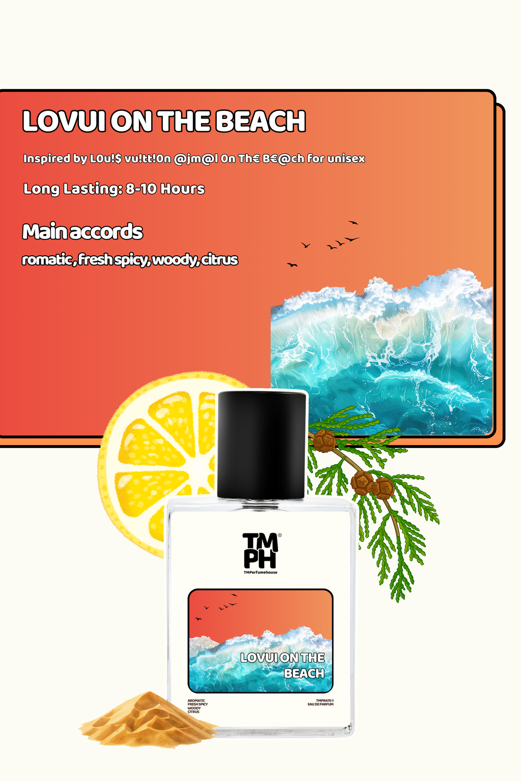 LoVui on the Beach - Inspired Perfume | TMPerfumehouse