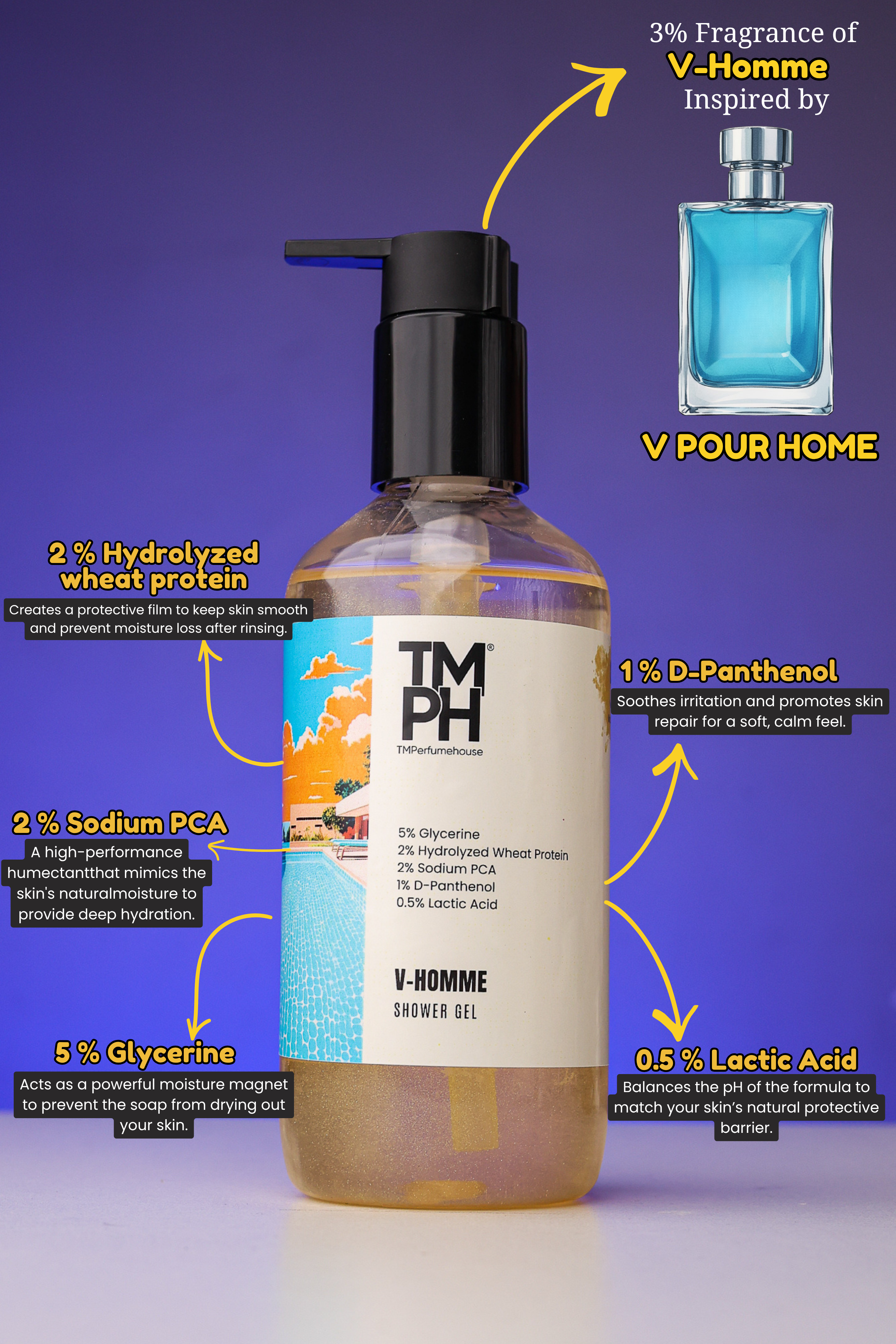 V-Homme | Shower Gel