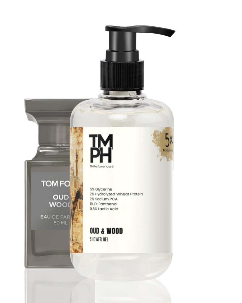 Oud & Wood shower gel