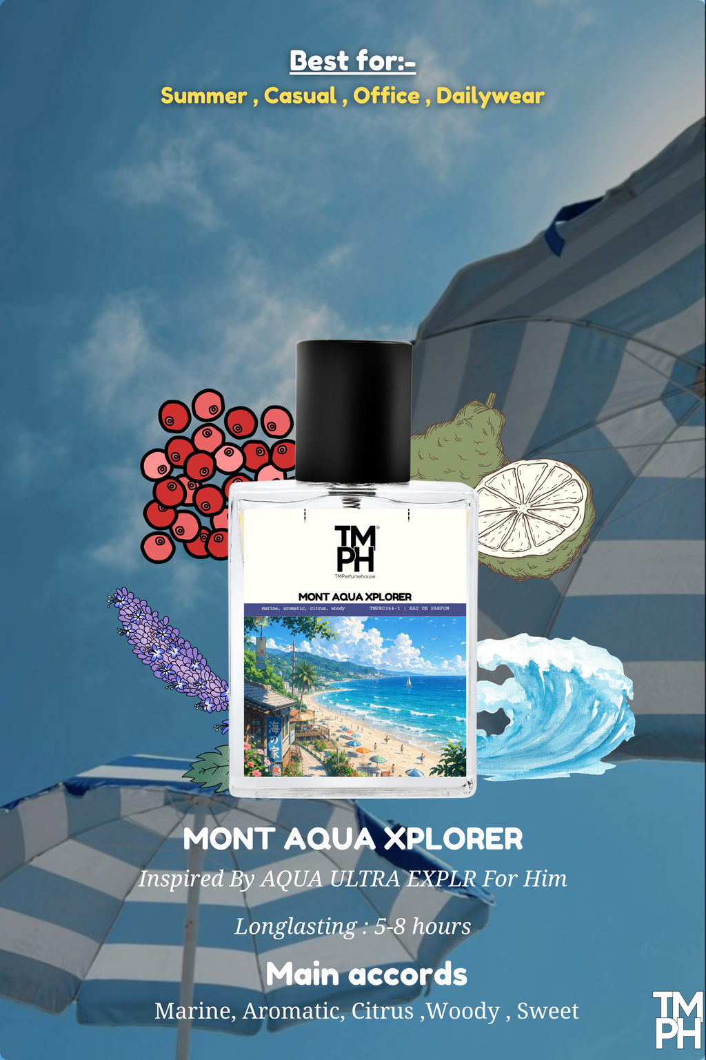 Mont Aqua Xplorer - Inspired Perfume | TMPerfumehouse