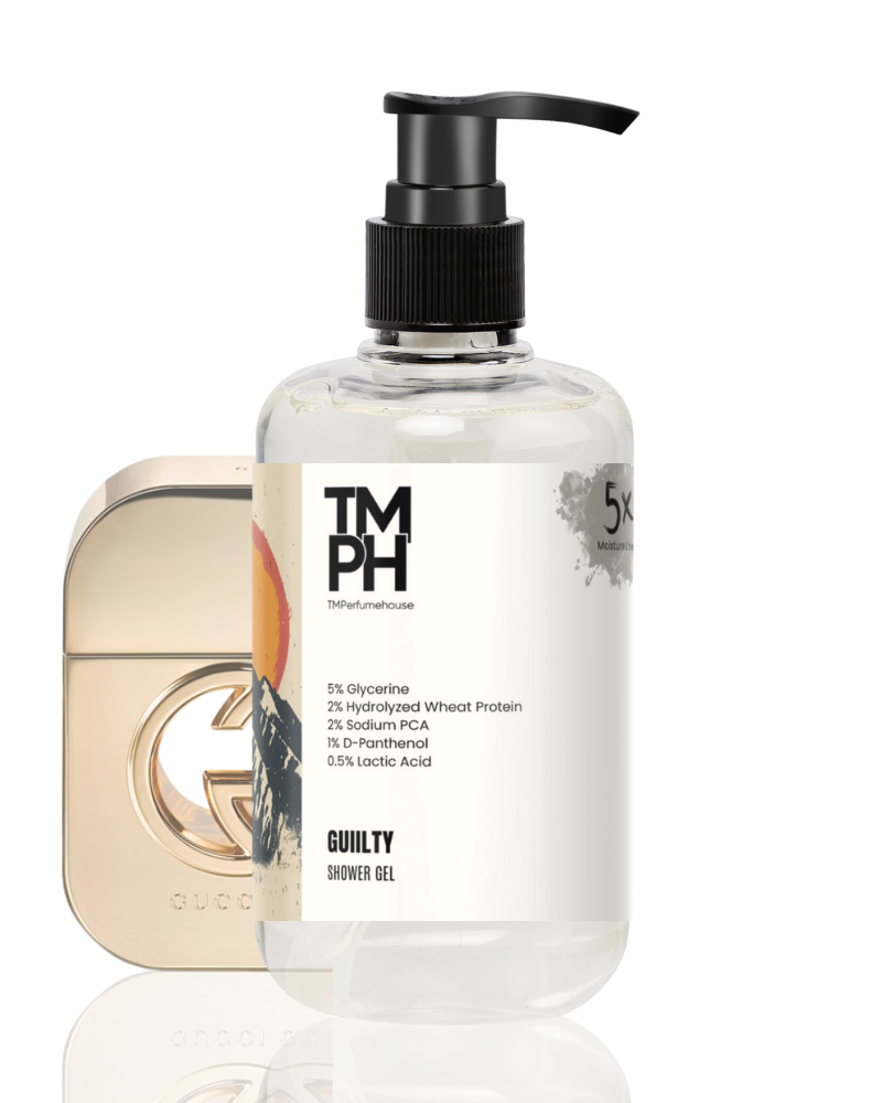 GUIILTYY | Premium Luxury Shower Gel – Acne Control & Skin Brightening  -  Inspired by Guilty by Gu*ci