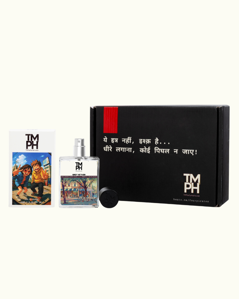 GREY VETIVER | Premium Designer Perfume – 12+ Hours Long Lasting Spray