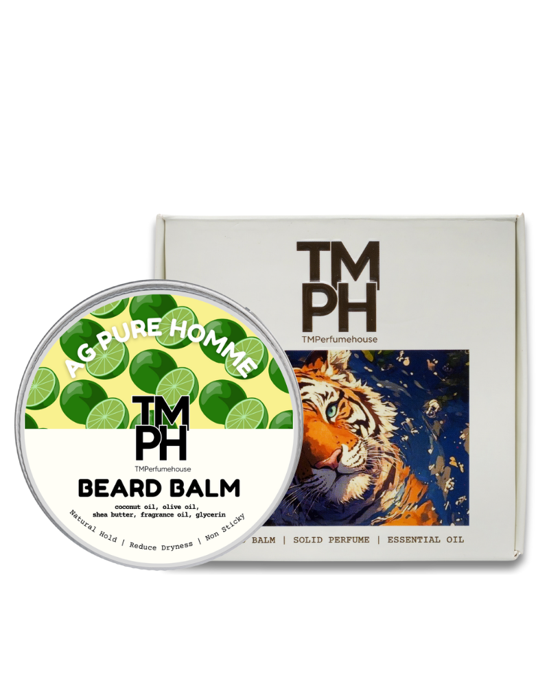 AG PURE HOMME | Premium Beard Balm – 10+ Hour Freshness & Styling