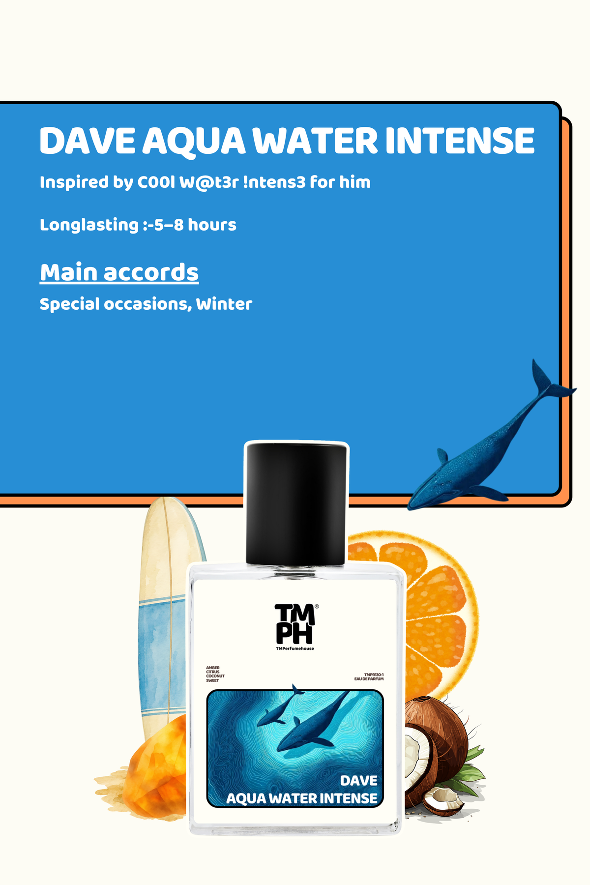 Dave Aqua Water Intense - DG Inspired perfume | TMPerfumehouse