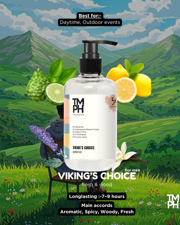 Viking's Choice Inspired Shower Gel – Refined Luxury & Clear Skin