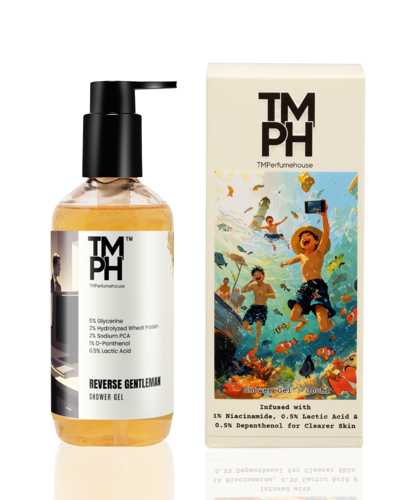 Reverse Gentleman Inspired Shower Gel – Boozy Whiskey & Deep Skin Care
