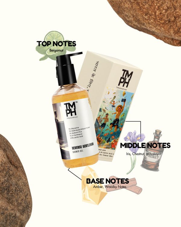 Reverse Gentleman Inspired Shower Gel – Boozy Whiskey & Deep Skin Care