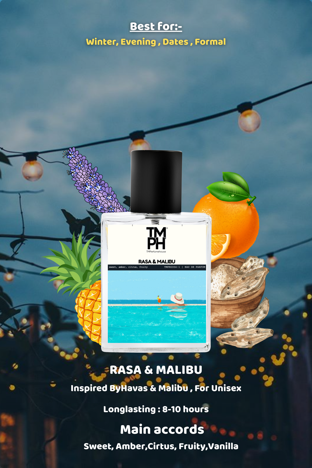 Rasa & Malibu - Inspired Perfume | TMPerfumehouse