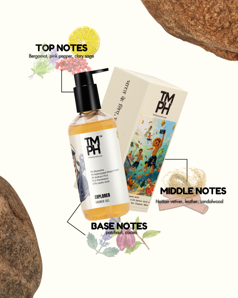 Explorer Shower Gel – Bold & Adventurous Cleanse