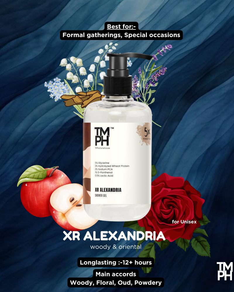 XR ALEXANDRIA | Premium Luxury Shower Gel – Acne Control & Royal Scent - Inspired by Alexandria II by Xerj*ff