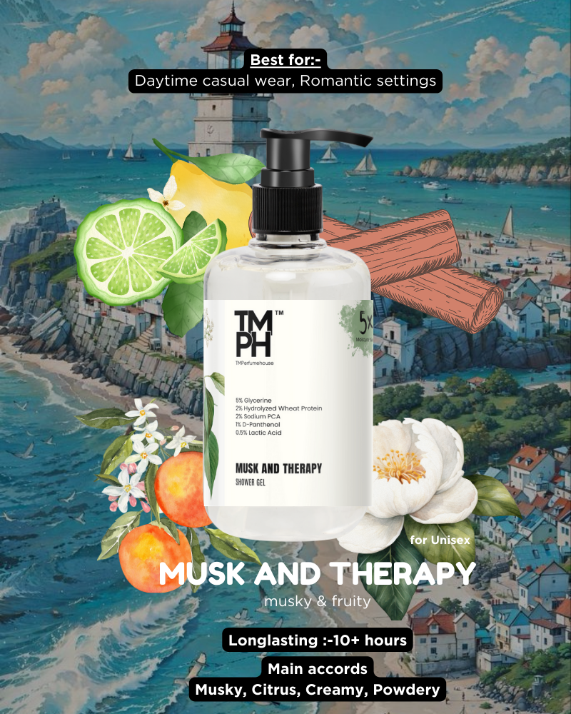 Musk and Therapy Inspired Shower Gel – White Musk & Deep Skin Care