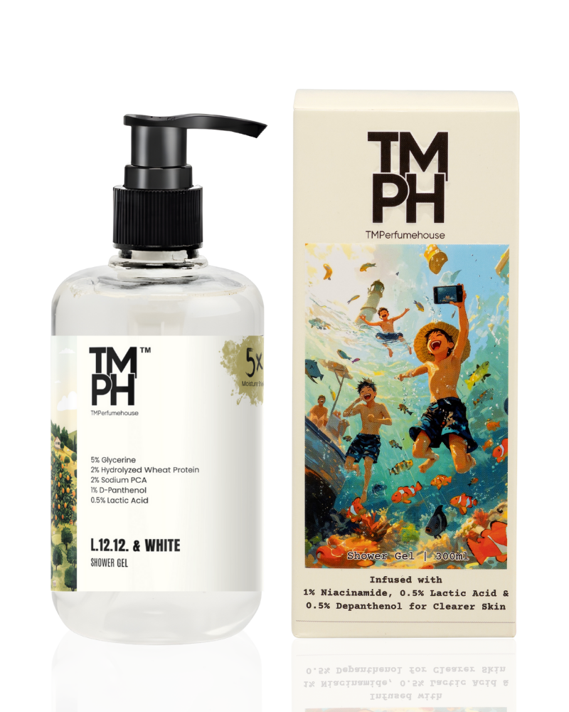 L.12.12. White Inspired Shower Gel – Clean Freshness & Deep Skin Care