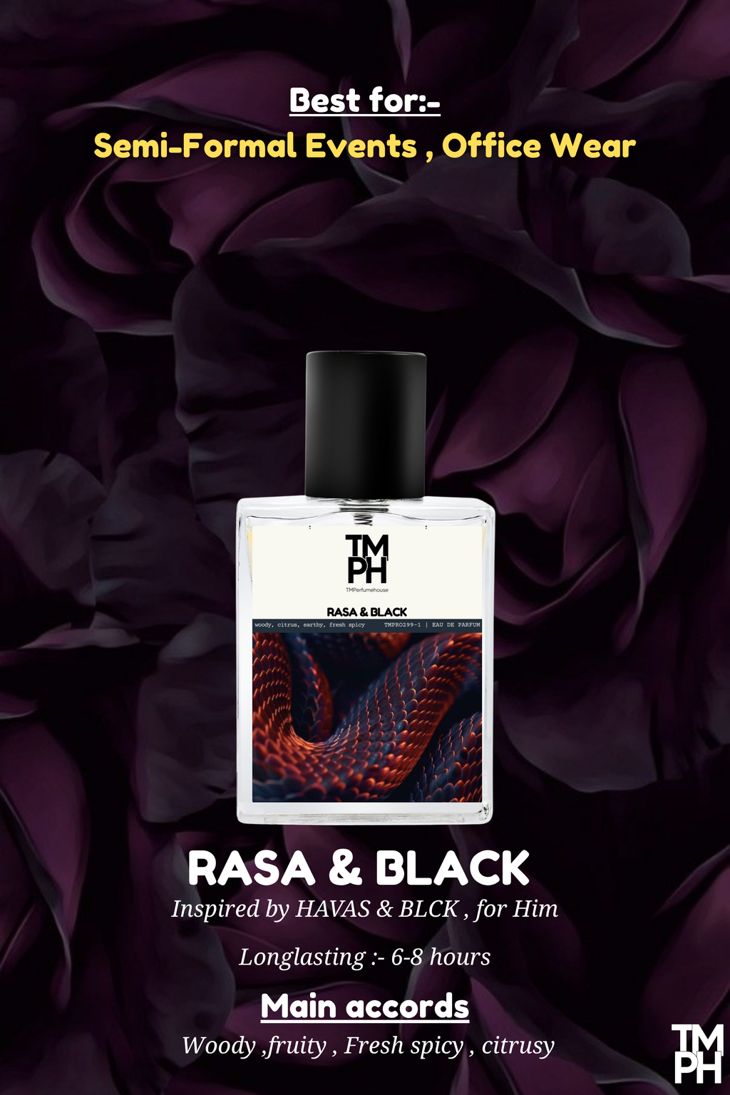 Rasa & Black - WH Inspired perfume | TMPerfumehouse