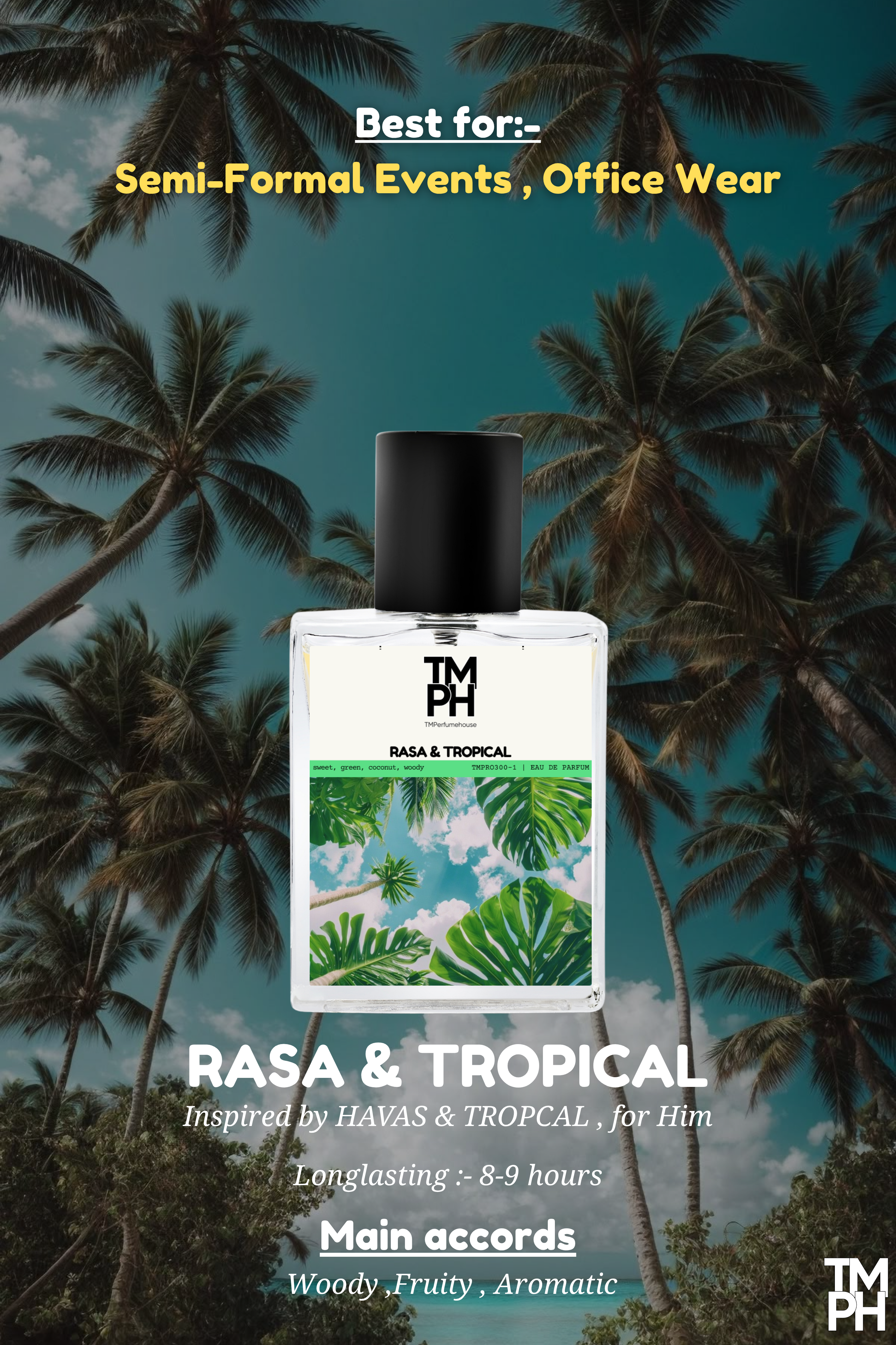 Rasa & Tropical -  Inspired Perfume | TMPerfumehouse