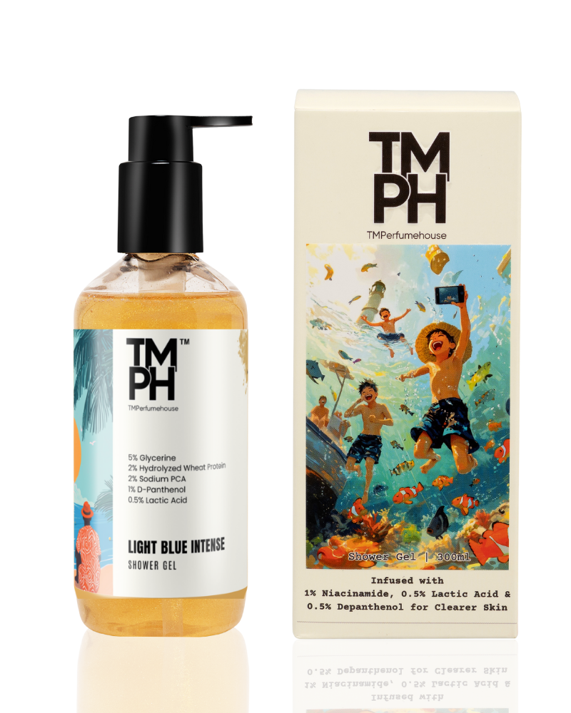 Light Blue Intense Inspired Shower Gel – Icy Marine & Deep Skin Care
