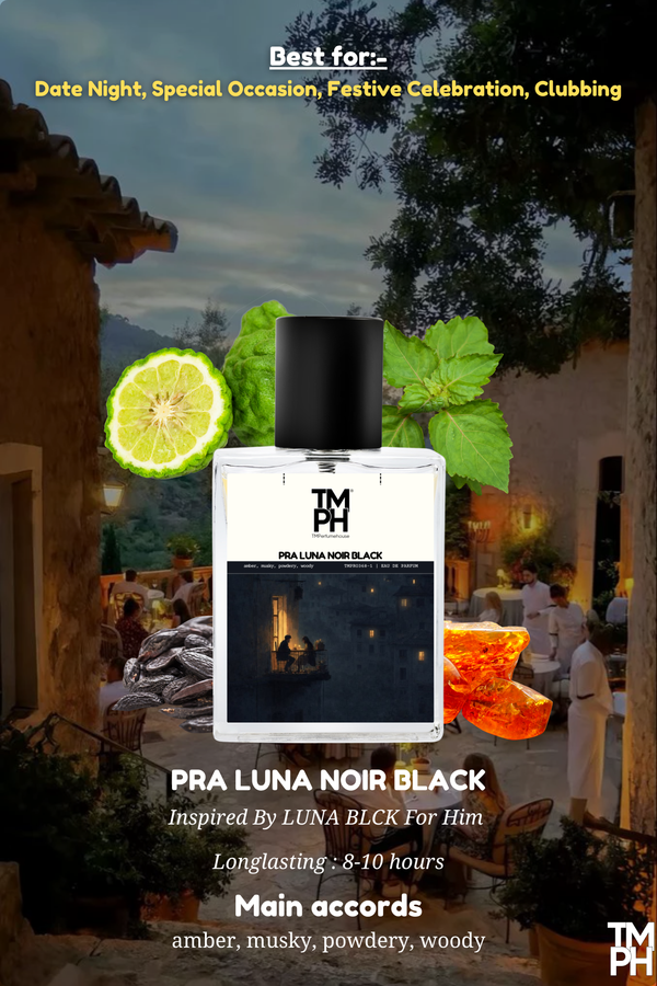 Pra Luna Noir Black - inspired Perfume | TMPerfumehouse