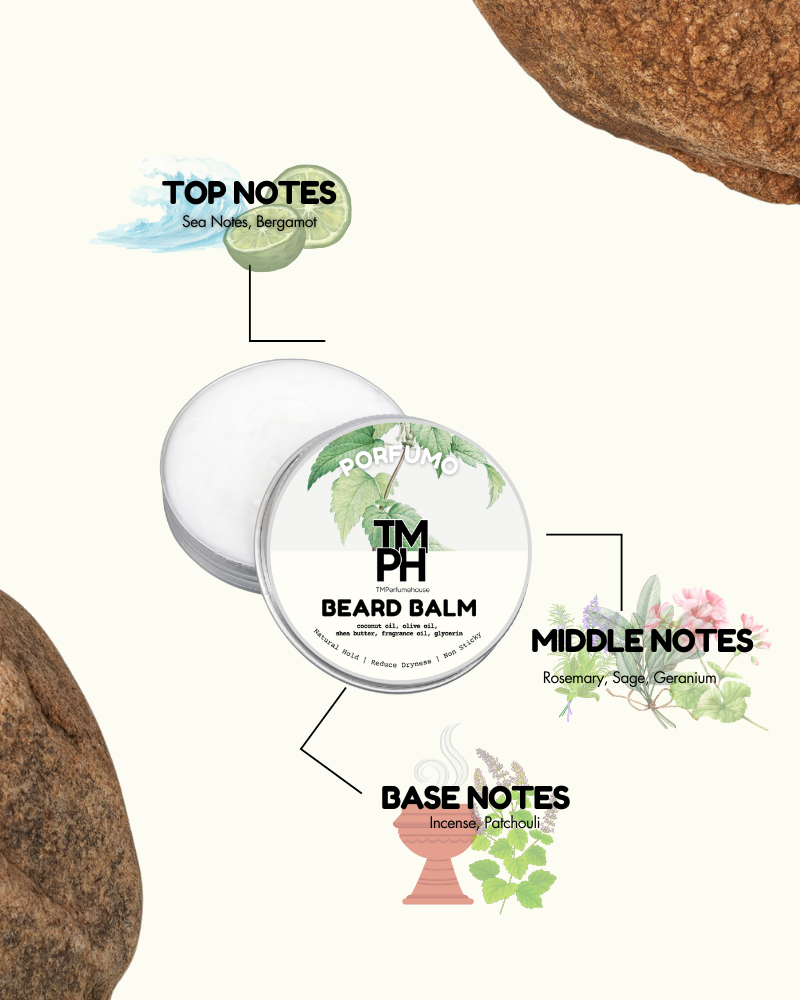 PORFUMO | Premium Beard Balm – 10+ Hour Freshness & Styling