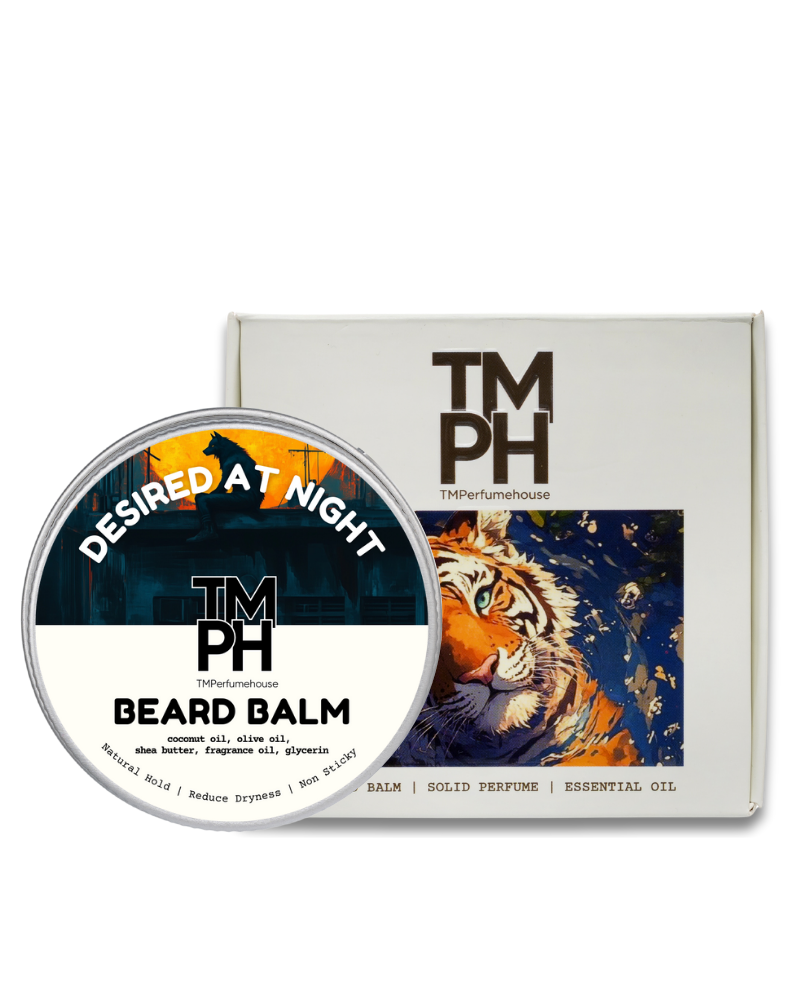 DESIRED AT NIGHT | Premium Beard Balm – 10+ Hour Freshness & Styling -  Inspired by Wanted by Night by Azz*ro