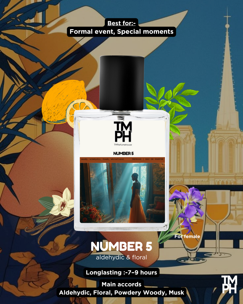 Number 5 - Inspired by Ch*nel No. 5 | TMPerfumehouse