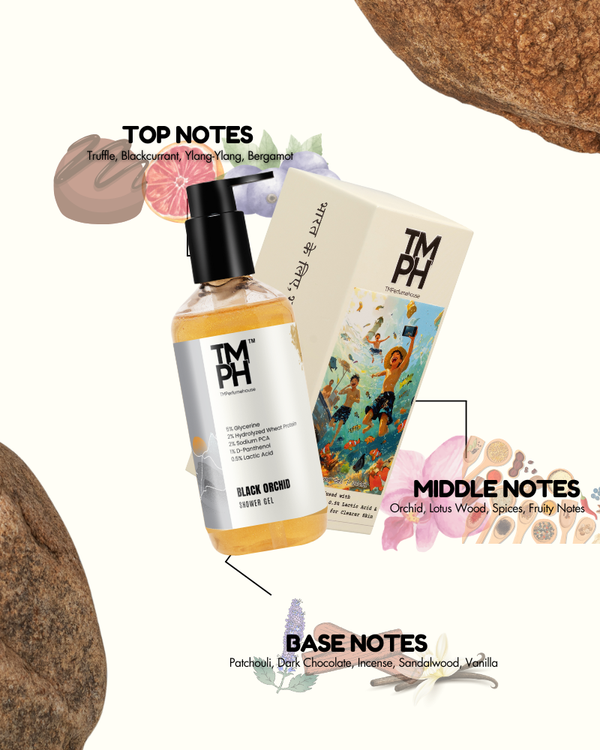 Black Orchid Inspired Shower Gel – Dark Floral & Deep Skin Care