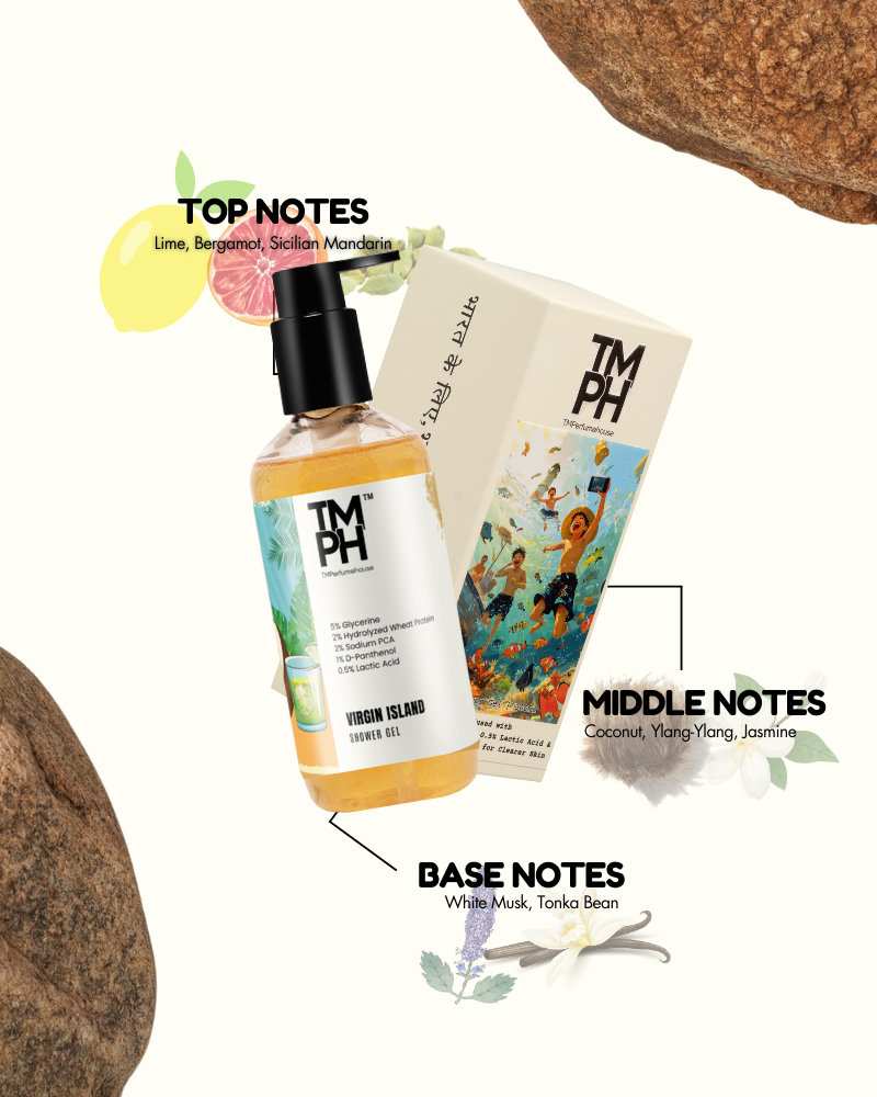 Virgin Island Inspired Shower Gel – Tropical Coconut & Deep Skin Care