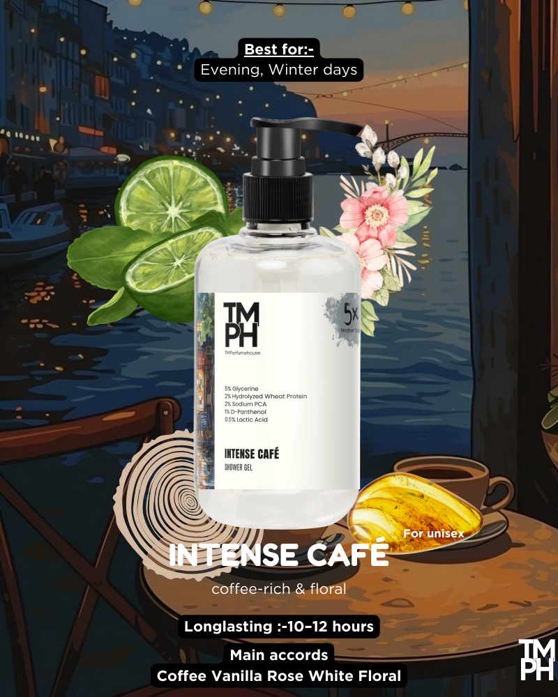 INTENSE CAFE | Luxury Fragrance Shower Gel – Acne Fighting & Skin Brightening Formula