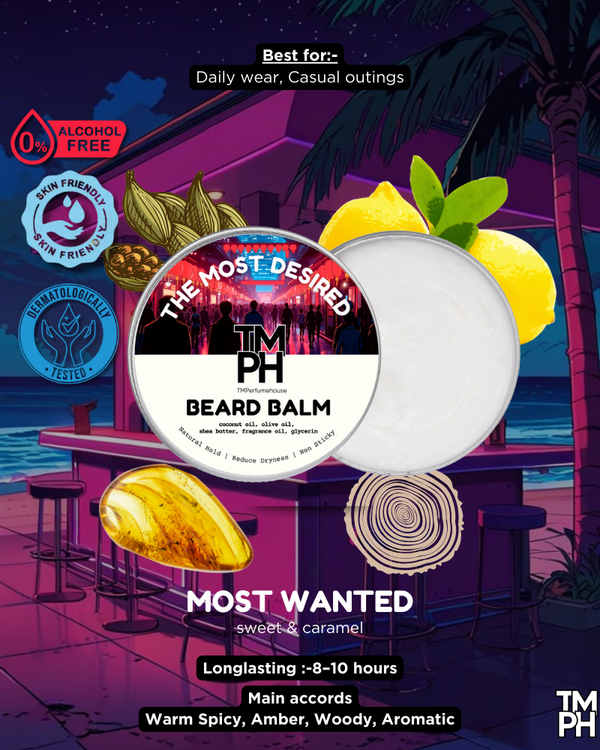 THE MOST DESIRED | Premium Beard Balm – 10+ Hour Freshness & Styling