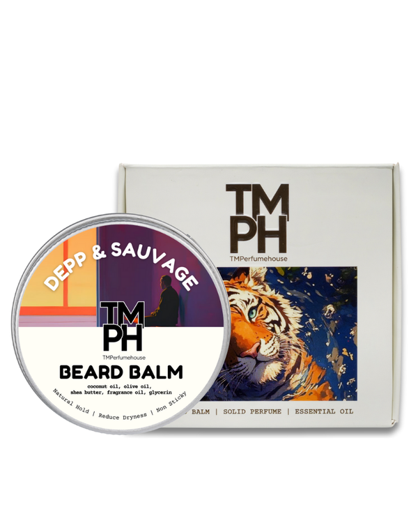 DEPP & SAUVAGE | Premium Beard Balm – 10+ Hour Freshness & Styling - Inspired by Sauvage by Di*r