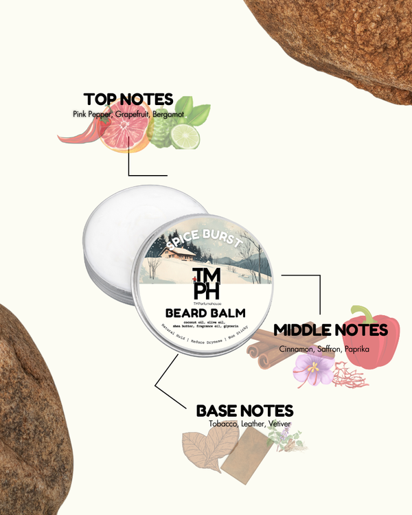 SPICE BURST | Premium Beard Balm – 10+ Hour Freshness & Styling