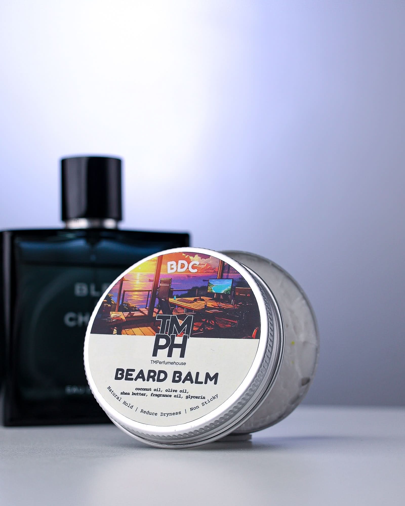 BDC | Premium Beard Balm – 10+ Hour Freshness & Styling -  Inspired by Bleu De Chanel by Ch*nel