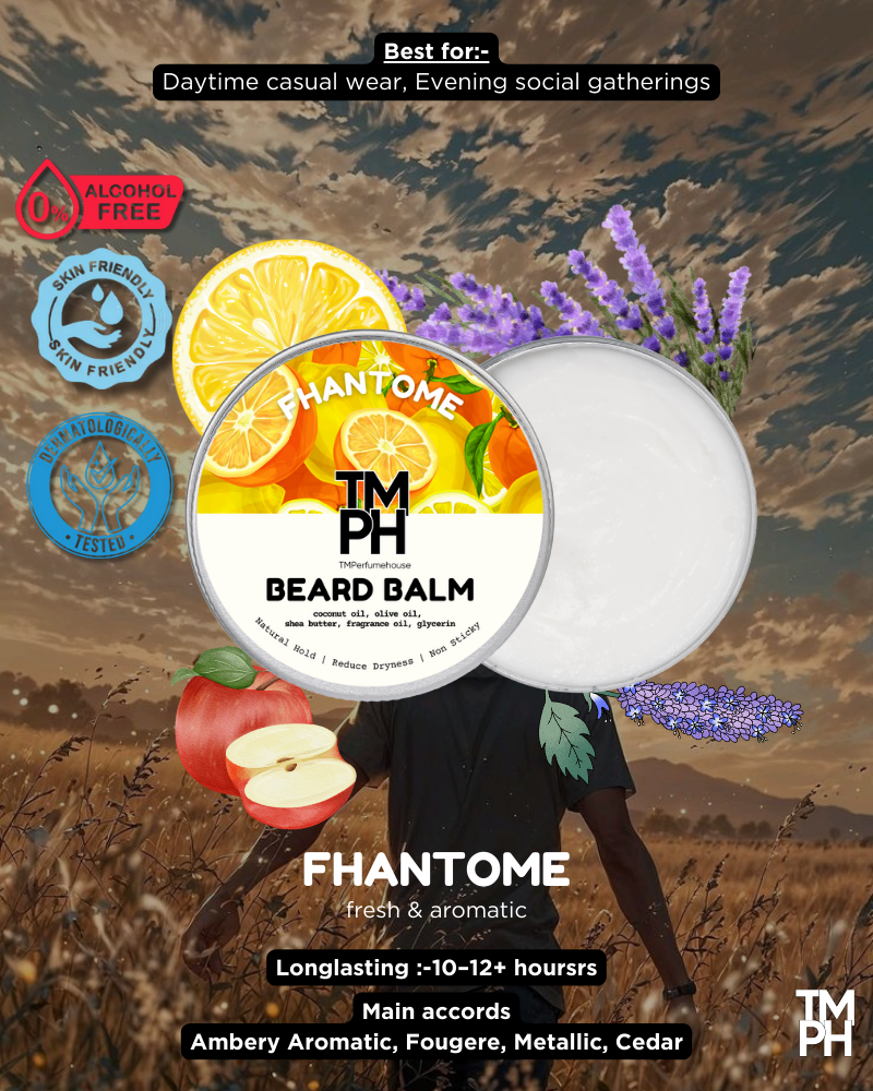 Fhantome | Premium Beard Balm – 10+ Hour Freshness & Styling