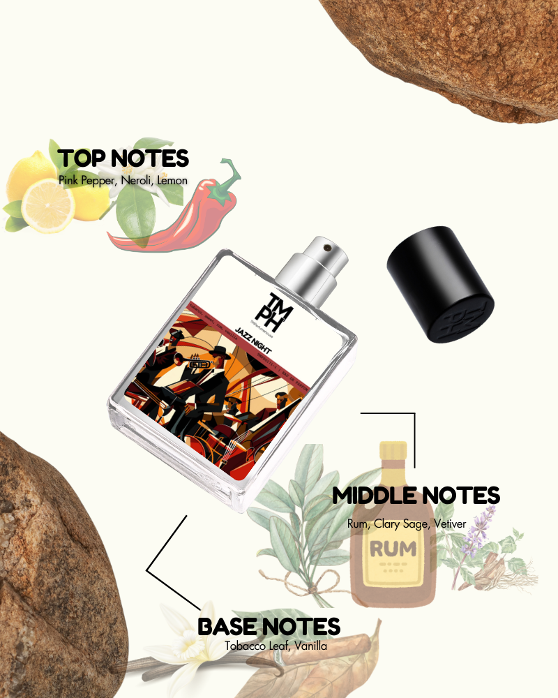 jazz night  | Premium Niche Perfume – 12+ Hour Long Lasting Spray