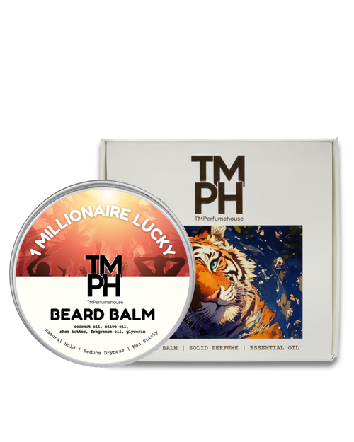 1 Millionaire & Lucky | Premium Beard Balm – 10+ Hour Freshness & Styling