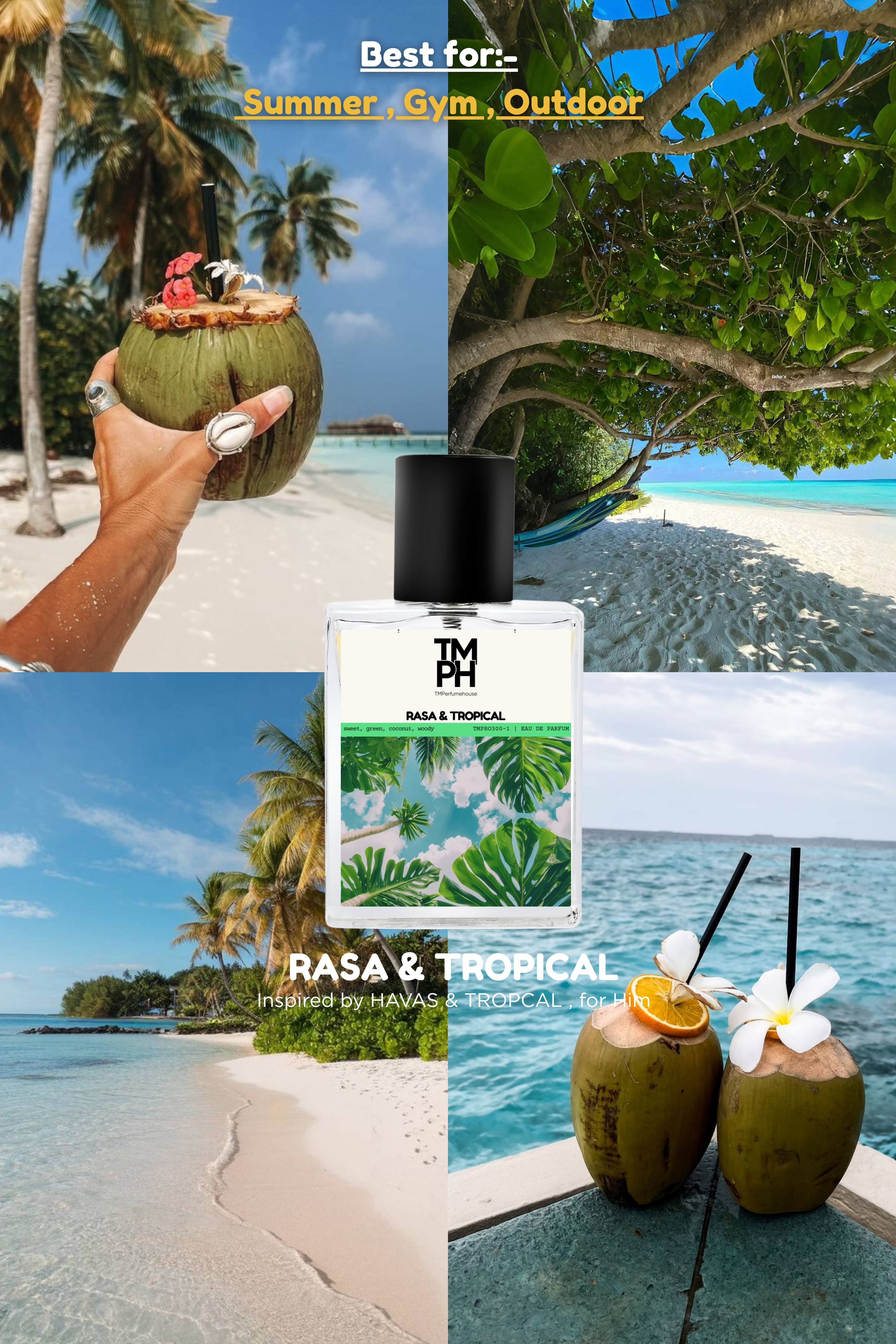 Rasa & Tropical -  Inspired Perfume | TMPerfumehouse