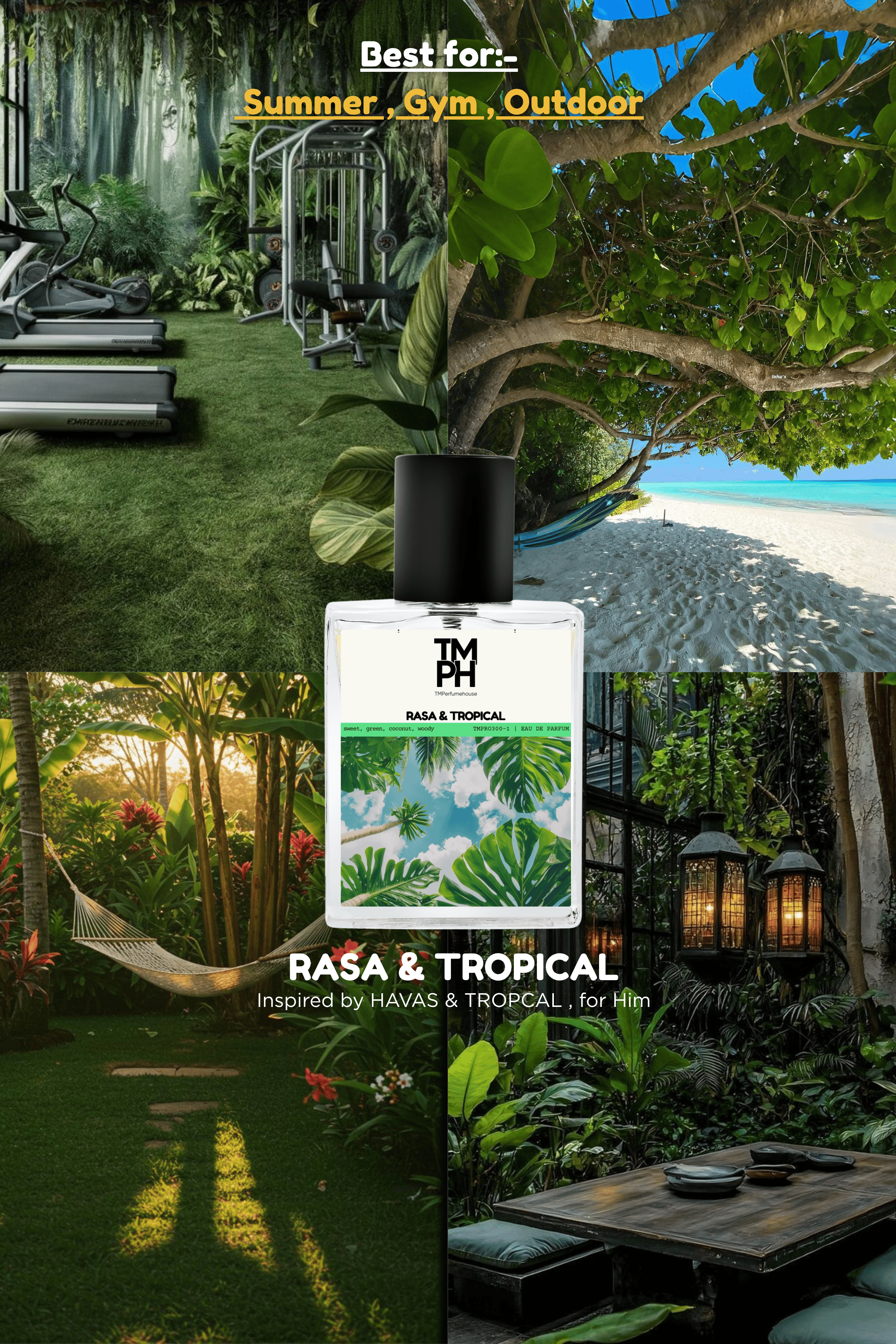 Rasa & Tropical -  Inspired Perfume | TMPerfumehouse