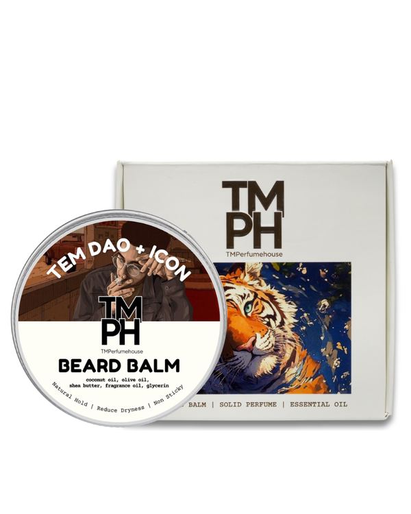 Tem and Dao + Icon | Premium Beard Balm – 10+ Hour Freshness & Styling Co
